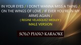 IN YOUR EYES/ I DON'T WANNA MISS A THING/ ON THE WINGS / IF EVER YOU'RE ( MALE VERSION ) REGINE V.