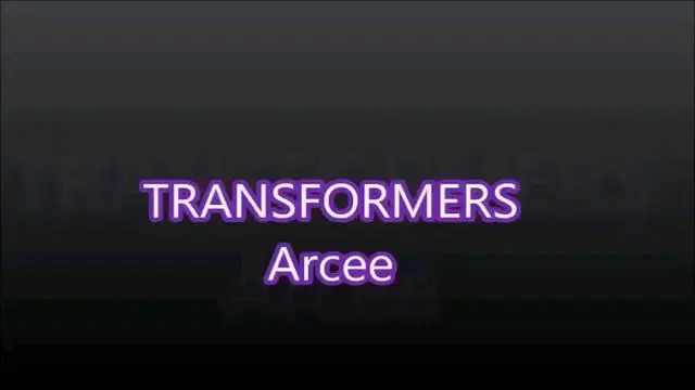 Transformers (Arcee) stop motion