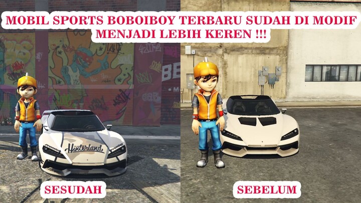 Mobil Sports Boboiboy Galaxy sudah di modif menjadi lebih Keren - GTA V