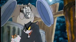 [Tom and Jerry] Cat, Mouse and Dog under the Moon