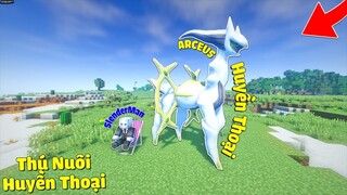 NẾU SLENDERMAN CÓ ARCEUS HUYỀN THOẠI LÀ THÚ NUÔI SIÊU KHỦNG TRONG MCPE | Thử Thách SlenderMan