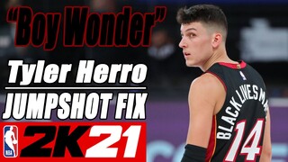 Tyler Herro Jumpshot Fix NBA2K21 with Side-by-Side Comparison