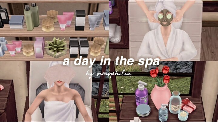 a day in the spa | sims freeplay vlog