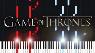 Game of Thrones Theme (Extended) [Piano Tutorial] (Synthesia) // Simon Csokan