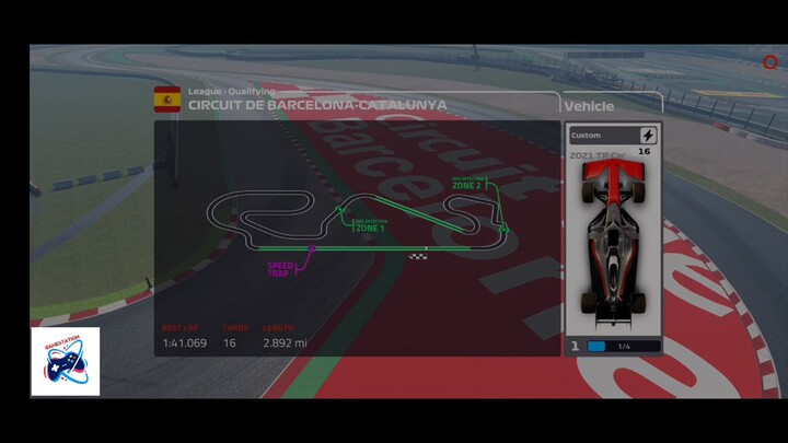 F1 Mobile Racing : GamePlay CIRCUIT CATALUNYA