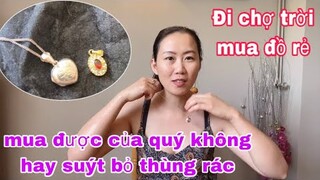 Đi chợ trời ở pháp mua đồ trang sức rẻ tiền không ngờ được đồ quý mà không hay/cuộc sống pháp/thôn