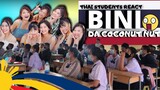 THAI STUDENTS REACT Da Coconut Nut (Official Music Video) | BINI TV | FIRST TIME