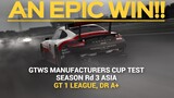 Gran Turismo 7 - An EPIC WIN on GTWS Manufacturers Cup Rd 3 Test Season!! Porsche 911 Gr.3!!