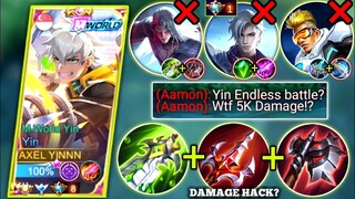 YIN VS PRO AAMON AND ARLOTT IN SIDELANE | YIN ENDLESS BATTLE BUILD IS NUTTY | MOBILE LEGENDS