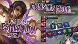 Esmeralda Monster Mode! Perfect Gameplay! Esmeralda Top Global - Mobile Legends