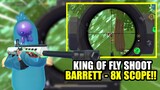 KING OF FLY SHOOT with BARRETT 8X SCOPE 🔥 SOLO VS SQUAD | SOUTH SAUSAGE MAN