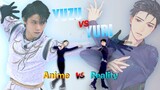 Yuri on ice - Anime vs Reality | Yuri vs Yuzuru Hanyu | Trailers