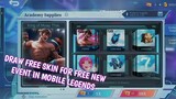 New event Hope Restored Draw skin for free in Mobile Legends | How to get free skin MLBB