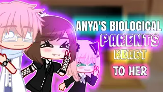 Anya's biological parents react to her and the Forger family,Damian x Anya||Spy x family||Gacha club