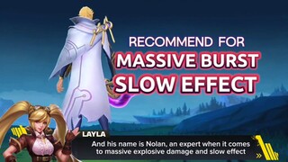 Nolan new hero in Mobile Legends and he is the father of Layla