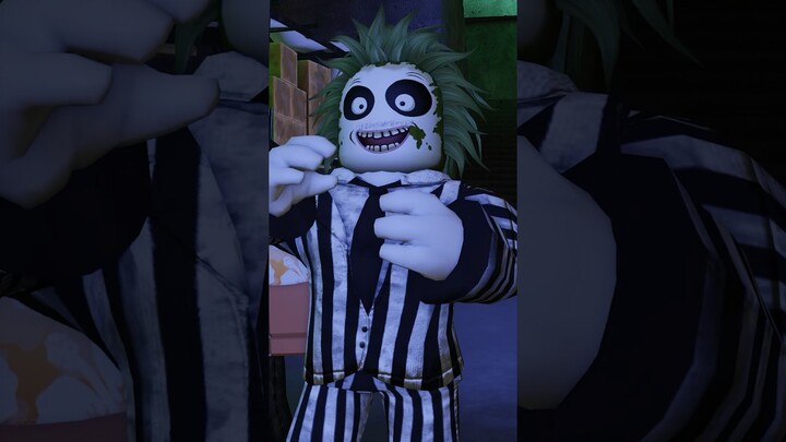 Enter into the strange and unusual! Get your #Beetlejuice #Beetlejuice tickets on Roblox.