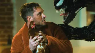 Venom: If you dare to touch my chicken, I'll smash your TV!