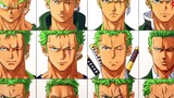 Zoro's painting style in different anime, which one is your favorite?