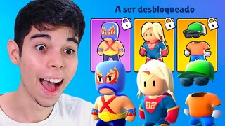 ATUALIZOU! TUDO DA VERSÃO DOS YOUTUBERS NO STUMBLE GUYS!