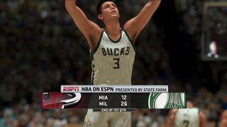 HEAT AT BUCKS I 1ST QUARTER HIGHLIGHTS I NBA REGULAR SEASON I OCTOBER 21, 2021 I NBA2K21