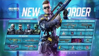 *NEW* SEASON 1: NEW ORDER BATTLE PASS REWARDS | Call of Duty Mobile