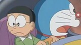 Nobita masuk ke tubuh Shizuka, Shizuka harus berbaring, jadi gugup