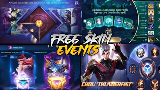 FREE SKIN EVENTS | FREE SPECIAL SKIN  | PARTY BOX EVENT AND MORE | MOBILE LEGENDS