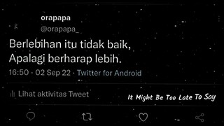 Gak baik berharap pada cowok