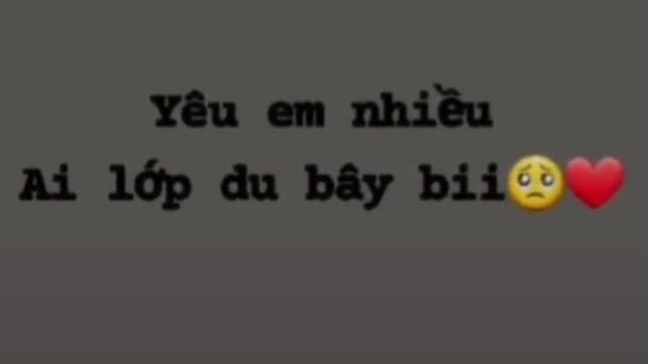 Yêu Em Nhiều Ai Lớp You Bây Bii😖♥