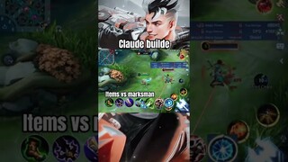 CLAUDE BUILD VS TANK & MARKSMAN ✅ #MOBILELEGENDS #MLBB #SHORTS