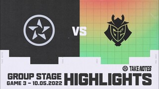 Highlights ORD vs G2 [GROUPS DAY1] [MSI 2022][10.05.2022]