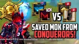 FEITZ SAVED MOK FROM STRONG ASIAN CONQUERORS!! (35 KILLS) | PUBG Mobile