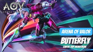 HERO INI BIKIN MUSUH NYERAH, Gameplay Butterfly-AOV(Arena of Valor)