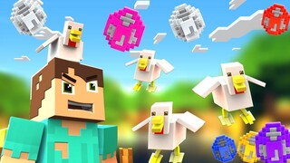 Game Craft: Surprise Minecraft Chicken Game | Monster School Animation Comedy Videos