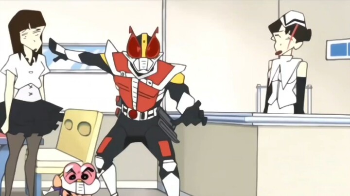 Kamen Rider Den-O and Crayon Shin-chan collaboration