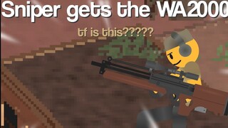 Sniper gets the WA2000 - Tower Defense Simulator