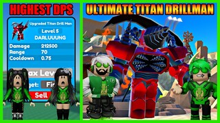 WOW! Aku Berhasil Dapatkan Ultimate Upgrade Titan Drillman Bisa Menelan Skibidi Toilet