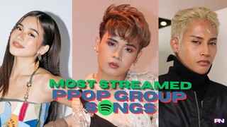 MOST STREAMED PPOP GROUP SONGS ON SPOTIFY - June 2024