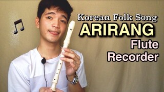 ARIRANG- Korean Folk Song Flute Recorder Tutorial Cover with Letter Notes Notation