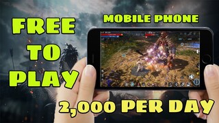 Free to Play Kumita Gamit ang Mobile Phone | Mir4