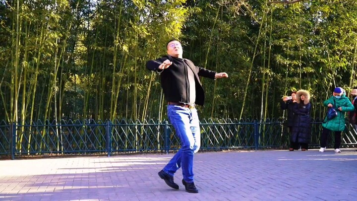 Pertunjukan tari penuh semangat dari Dekan Jiang Tiehong "Wild Goose" sangat profesional dan indah. 