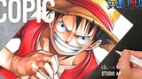 Monkey D. Luffy | copic | Anime Drawing