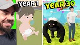 My Baby Grew Up and Married a GORILLA?! (100 Years Life Simulator)