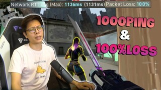 Khi Bạn Chơi Valorant với 1000Ping & 100%Loss