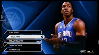 NBA Live 10 (PSP) Timberwolves vs Warriors, Eliminations, Be A Pro, Season-1. PPSSPP emulator.
