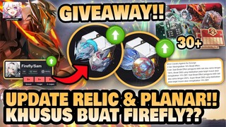 UPDATE RELIC & PLANAR BARU KHUSUS FIREFLY??! Farming Relic Lagi??! 🤔 | Honkai: Star Rail