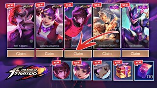 NEW KOF 2024! CLAIM YOUR FREE KOF SKIN AND EPIC SKIN + KOF TICKET DRAWS! FREE SKIN! | MOBILE LEGENDS