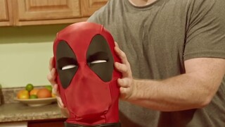 A tool to relieve boredom! Little mean Deadpool voice controlled toy