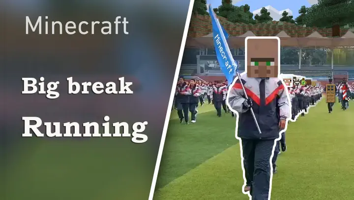 [MAD][GMV]Covering class-break exercises music with Minecraft