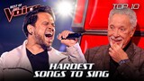 Nailing the Most CHALLENGING SONGS in the Blind Auditions of The Voice | Top 10